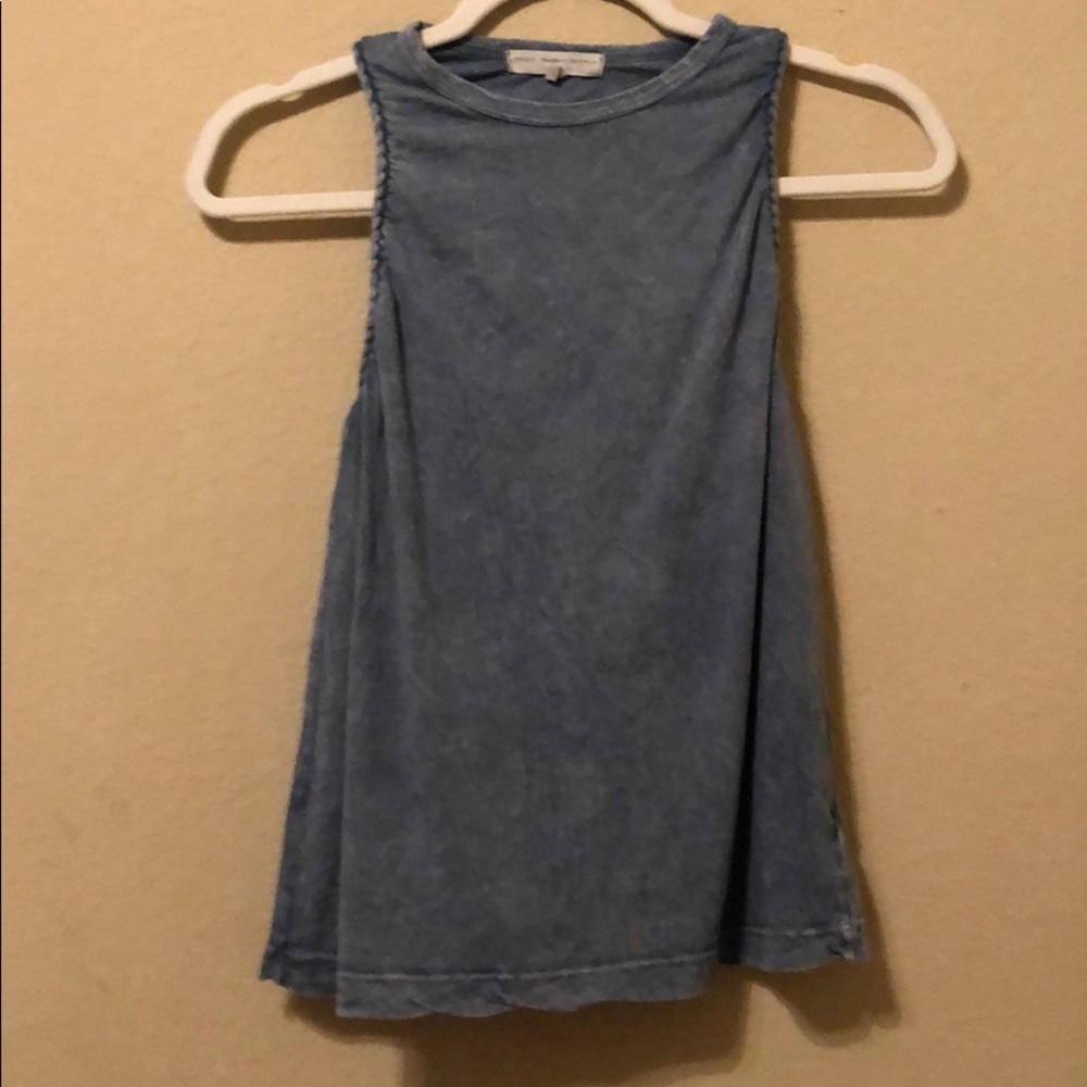 denim blue color tank top